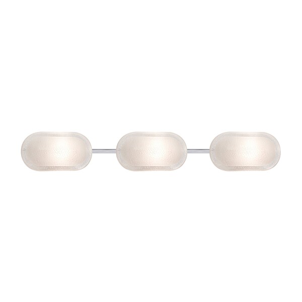 Besa Lighting Cabo Vanity, Frost/Bubble, Chrome Finish, 3x60W Incandescent 3WT-962759-CR - main